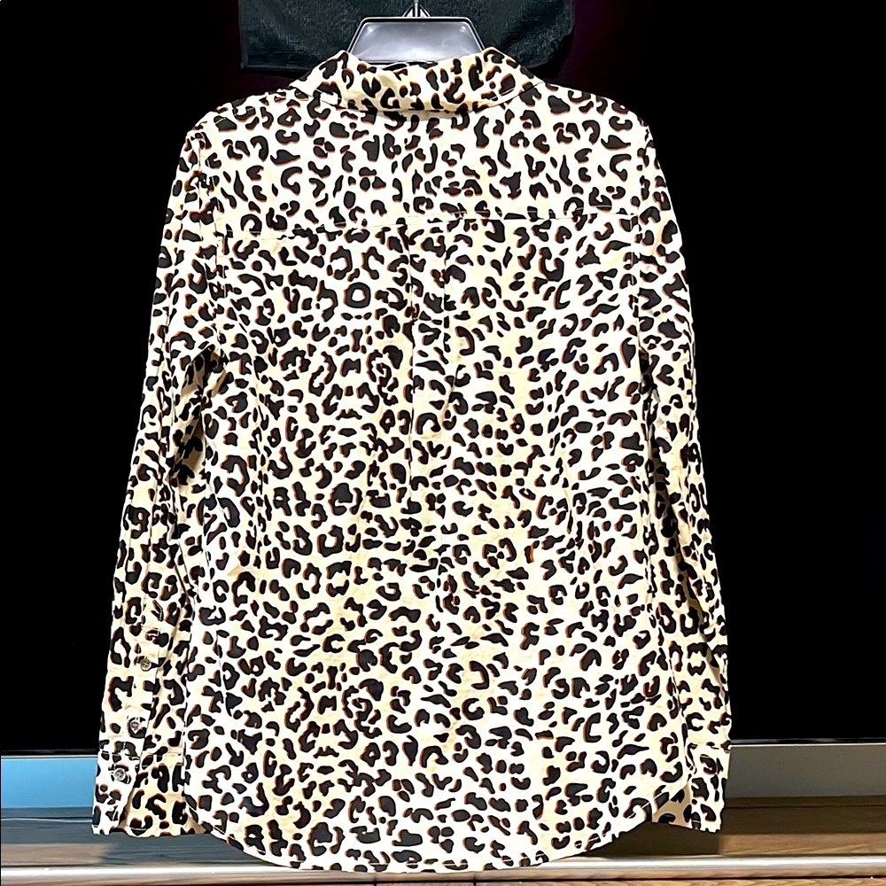 Nordstrom 1901 Leopard Print Blouse - Picture 4 of 4